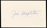 Jean Stapleton All In The Family Authentic Signed 3x5 Index Card BAS #BN33237