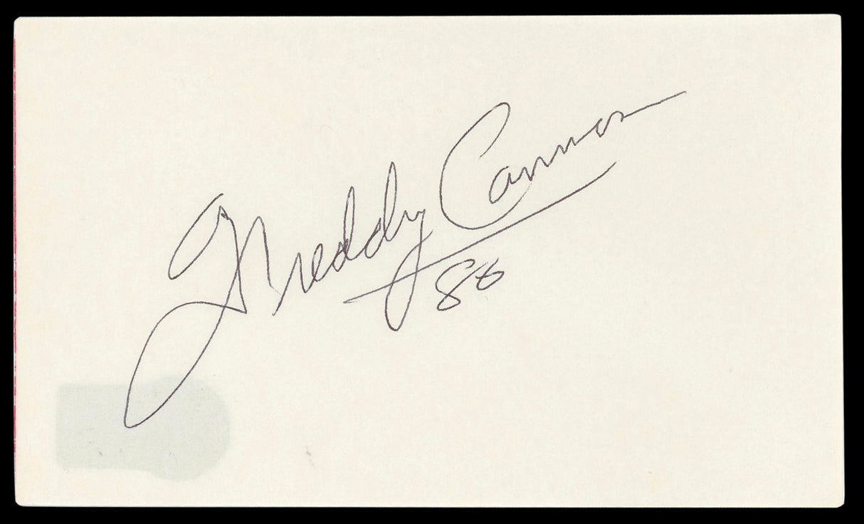 Freddy Cannon Musician Authentic Signed 3x5 Index Card Autographed BAS #BM57153