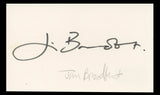 Jim Broadbent Life is Sweet Authentic Signed 3x5 Index Card BAS #BT02477