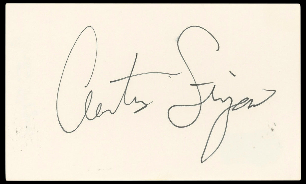 Curtis Stigers Authentic Signed 3x5 Index Card Autographed BAS #BN33242