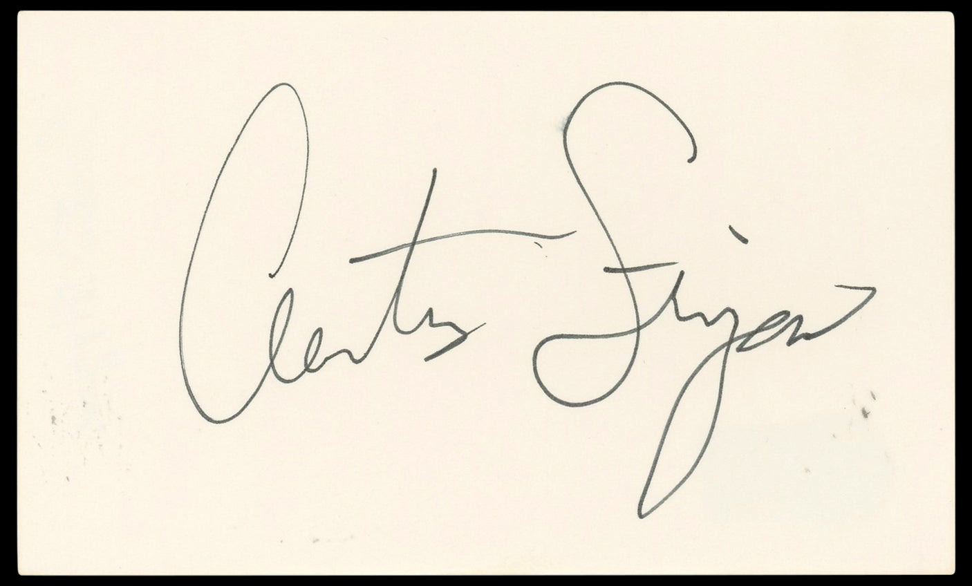 Curtis Stigers Authentic Signed 3x5 Index Card Autographed BAS #BN33242