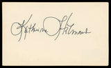 Katherine Helmond Soap Authentic Signed 3x5 Index Card Autographed BAS #BM57056