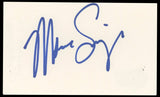 Marc Singer The Beastmaster Authentic Signed 3x5 Index Card BAS #BN33250