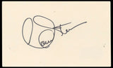 Connie Stevens Hawaiian Eye Authentic Signed 3x5 Index Card BAS #BN33257