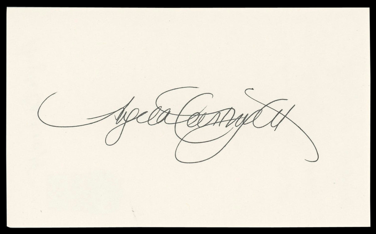 Angela Cartwright The Danny Thomas Show Signed 3x5 Index Card BAS #BM57060