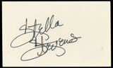 Stella Stevens Girls! Girls! Girls! Authentic Signed 3x5 Index Card BAS #BN33256
