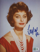 Sophia Loren Two Women Authentic Signed 8x10 Photo Autographed BAS #BN29053