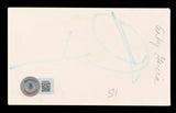 Andy Garcia The Untouchables Authentic Signed 3x5 Index Card BAS #BL96355