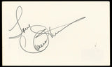 Connie Stevens Hawaiian Eye "Love" Authentic Signed 3x5 Index Card BAS #BN33258