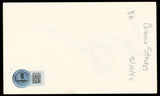Connie Stevens Hawaiian Eye "Love" Authentic Signed 3x5 Index Card BAS #BN33258