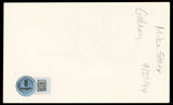 Mike Starr The Young and the Restless Signed 3x5 Index Card BAS #BN33248