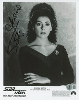 Marina Sirtis Star Trek The Next Generation Signed 8x10 Photo BAS #BN29034