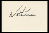 Nathan Lane The Lion King Authentic Signed 4x6 Index Card BAS #BT02459
