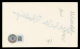 Michelle Phillips Valentino Authentic Signed 3x5 Index Card BAS #BL96363
