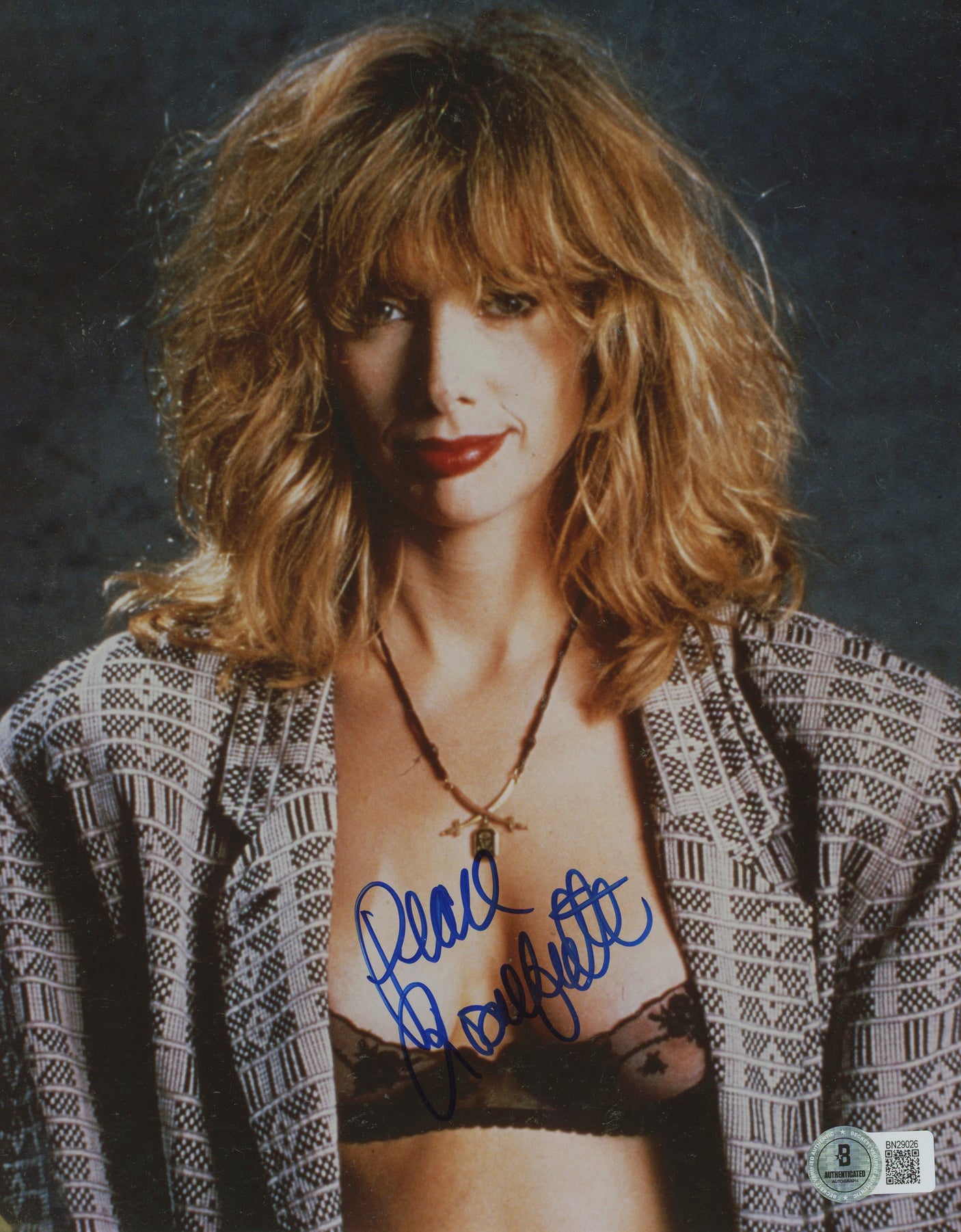 Rosanna Arquette Pulp Fiction Authentic Signed 8x10 Photo BAS #BN29026