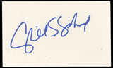 Cybill Shepherd Moonlighting Authentic Signed 3x5 Index Card BAS #BP50592