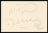 Miguel Ferrer NCIS: Los Angeles Authentic Signed 4x6 Index Card BAS #BT02456