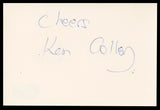Ken Colley Star Wars Cheers Authentic Signed 4x6 Index Card BAS #BT02452