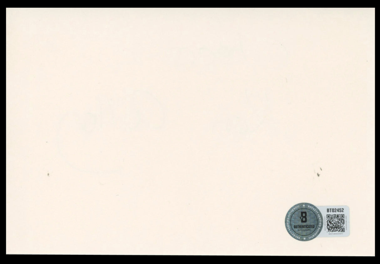 Ken Colley Star Wars Cheers Authentic Signed 4x6 Index Card BAS #BT02452