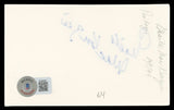 Gisele MacKenzie Your Hit Parade Authentic Signed 3x5 Index Card BAS #BL96367