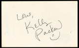 Kelly Packard Baywatch Love Authentic Signed 3x5 Index Card BAS #BP50597
