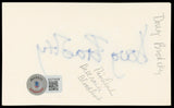 Doug Bradley Hellraiser Authentic Signed 3x5 Index Card Autographed BAS #AD70428