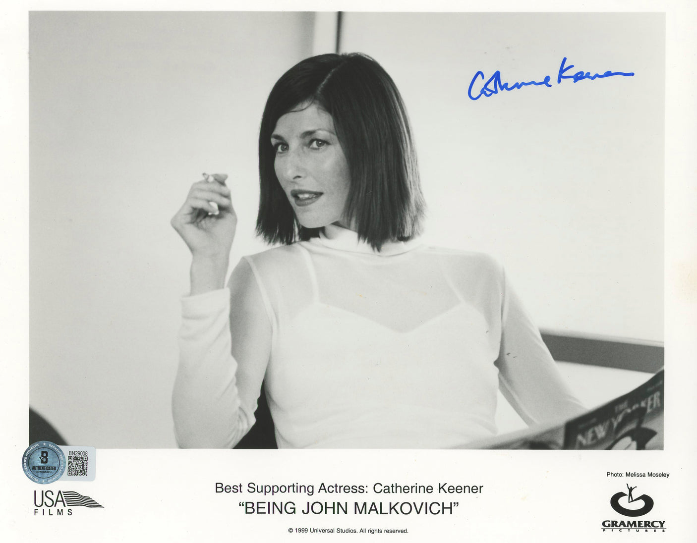 Catherine Keener Being John Malkovich Authentic Signed 8x10 Photo BAS #BN29008