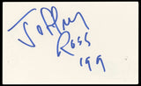 Jeffrey Ross Comedian Authentic Signed 3x5 Index Card Autographed BAS #BP50600
