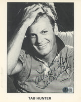 Tab Hunter Grease 2 "All The Best" Authentic Signed 8x10 Photo BAS #BM03492
