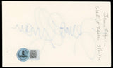 Jenna Elfman Dharma & Greg Authentic Signed 3x5 Index Card BAS #BP50610
