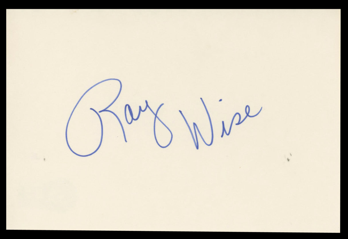 Ray Wise Twin Peaks Authentic Signed 4x6 Index Card BAS #BT02510
