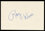 Ray Wise Twin Peaks Authentic Signed 4x6 Index Card BAS #BT02510