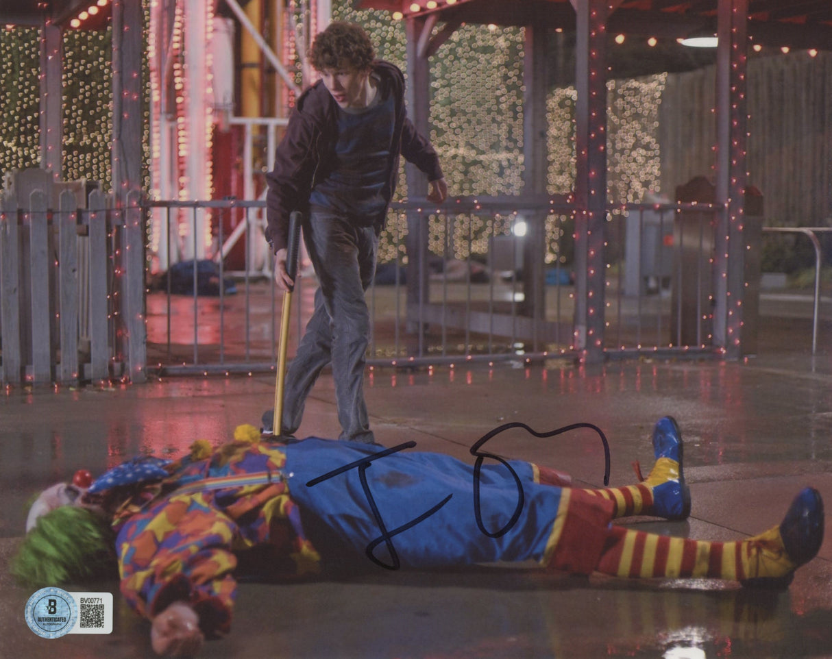 Jesse Eisenberg Zombieland Authentic Signed 8x10 Photo Autographed BAS #BV00771