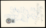 Karen Black The Great Gatsby "Best Wishes" Signed 3x5 Index Card BAS #AD70411