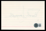Frank Langella All Good Things Authentic Signed 4x6 Index Card BAS #BT02508