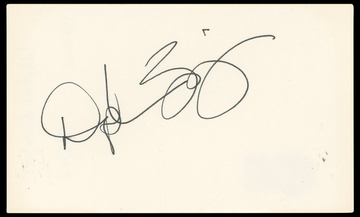 Daphne Zuniga Melrose Place Authentic Signed 3x5 Index Card BAS #BP50616