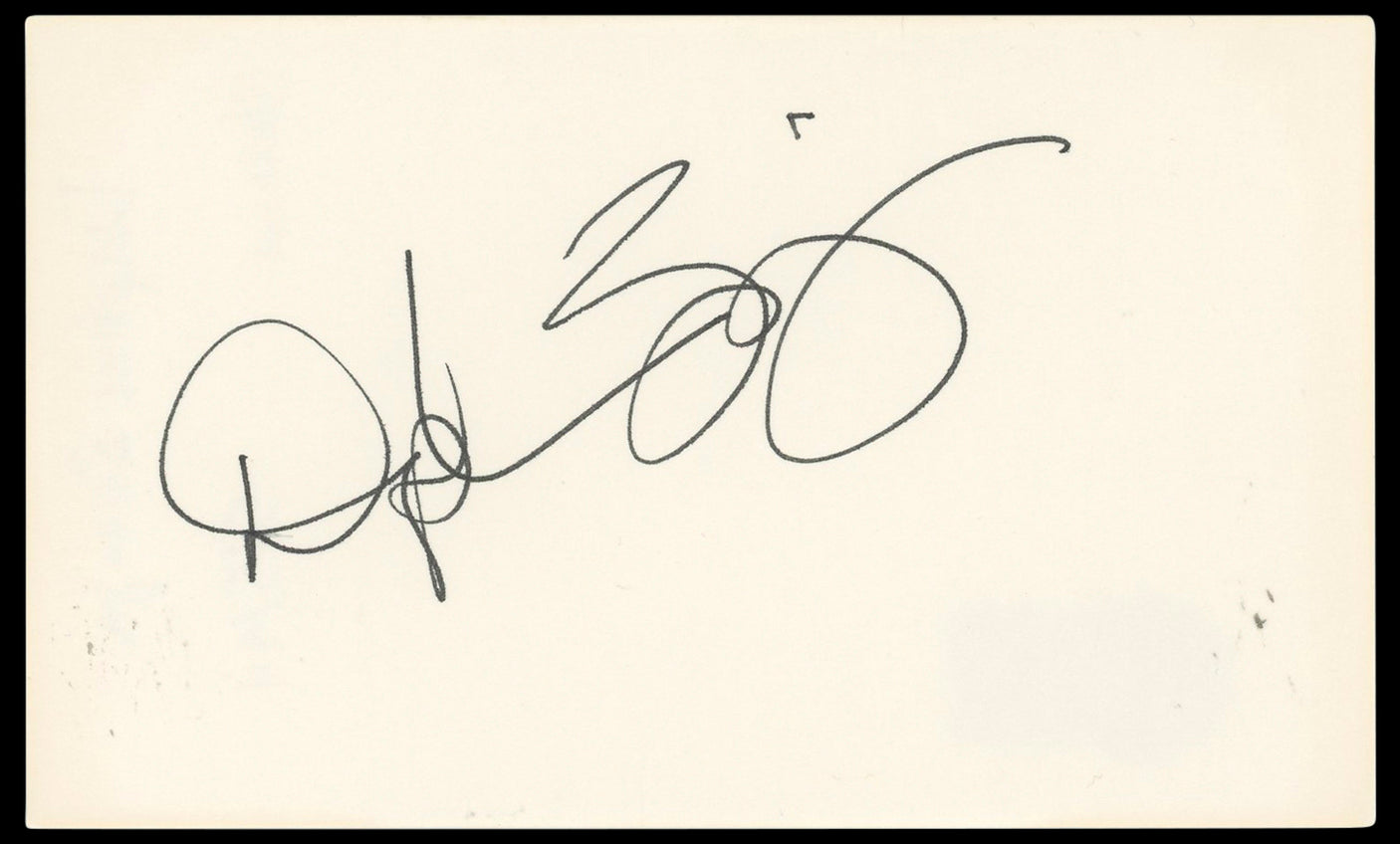 Daphne Zuniga Melrose Place Authentic Signed 3x5 Index Card BAS #BP50616