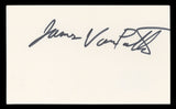 James Van Patten Saw IV Authentic Signed 3x5 Index Card Autographed BAS #BL96835
