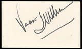 Vanessa Williams Authentic Signed 3x5 Index Card Autographed BAS #BP50617