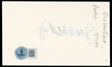 Gus Van Sant Authentic Signed 3x5 Index Card Autographed BAS #BP50620