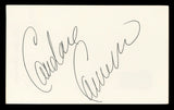 Candace Cameron Full House Authentic Signed 3x5 Index Card BAS #BL96842