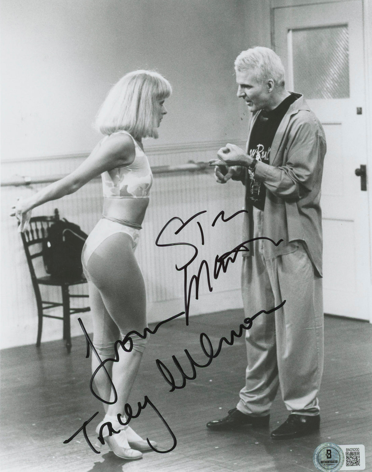 Tracey Ullman & Steve Martin Authentic Signed 8x10 Photo BAS #BN29200