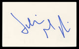 Julianna Margulies ER Authentic Signed 3x5 Index Card Autographed BAS #BL96396