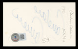Candace Cameron Full House Authentic Signed 3x5 Index Card BAS #BL96843