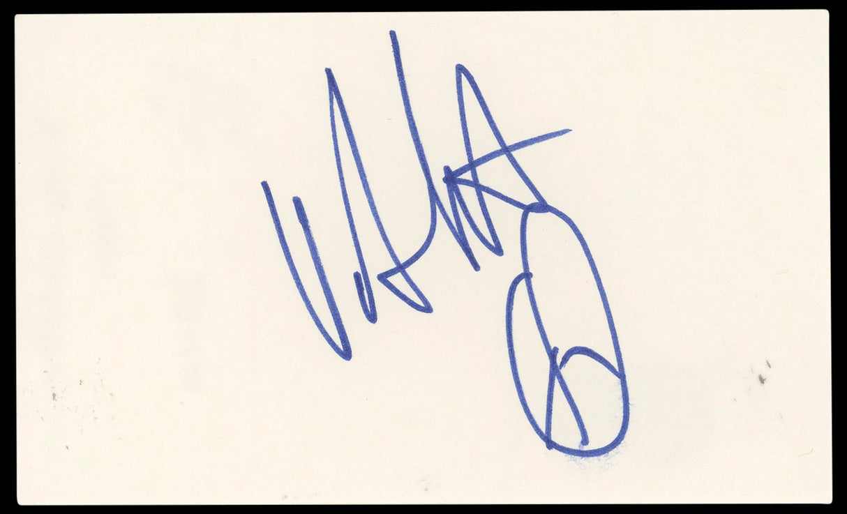 Victor Webster Days of Our Lives Authentic Signed 3x5 Index Card BAS #BP50626