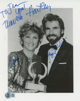 Mariette Hartley & James Brolin Skyjacked Signed 8x10 Photo BAS #BN29186