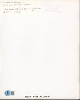 Walter Pidgeon & Maureen O'Sullivan Three Cheers for Love Signed 8x10 Photo BAS