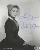 Dorothy McGuire Friendly Persuasion "Thank You" Signed 8x10 Photo BAS #BN29182
