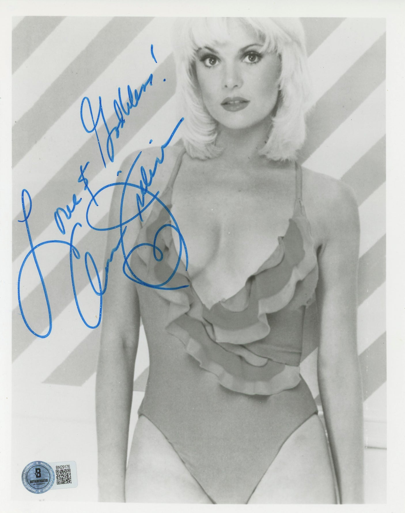 Ann Jillian Jennifer Slept Here "Love & God Bless" Signed 8x10 Photo BAS BN29176