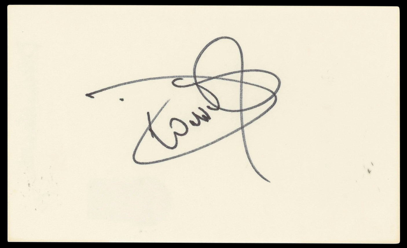 Dionne Warwick Authentic Signed 3x5 Index Card Autographed BAS #BP50632